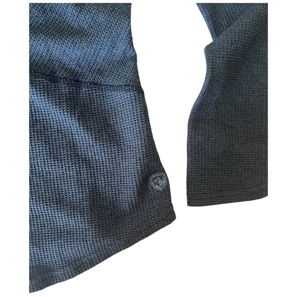 KUHL Women's Petra Turtleneck Sweater Medium #8066 Abyss Gray Blue Waffle NWT - Picture 5 of 9